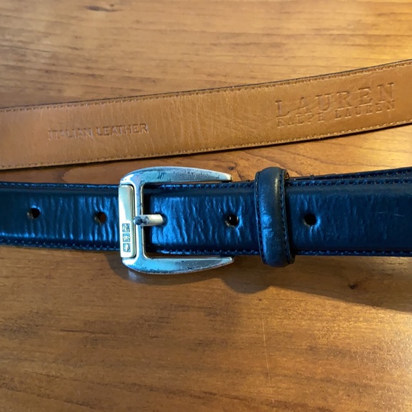 Ralph Lauren Accessories - Women’s Black Leather Belt